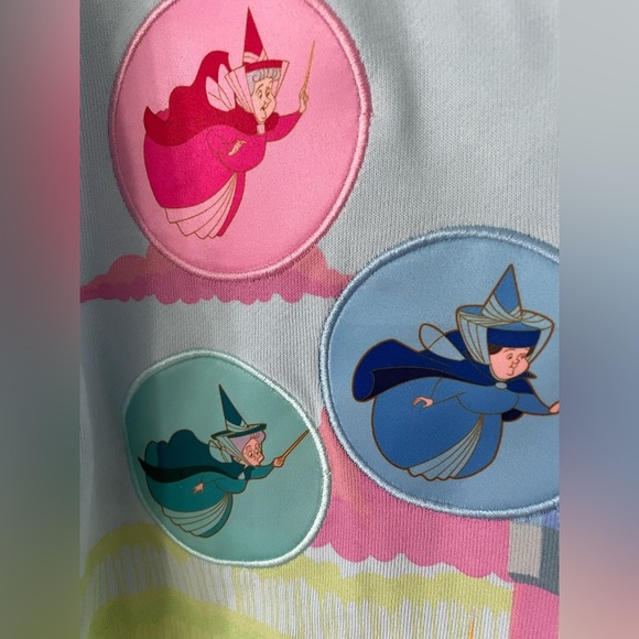 NWT Loungefly Disney Sleeping Beauty Castle Unisex Hoodie Size L - Picture 8 of 9